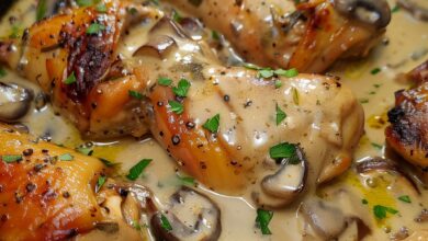 Garlic Butter Mushroom Chicken – A Rich and Flavorful Comfort Dish