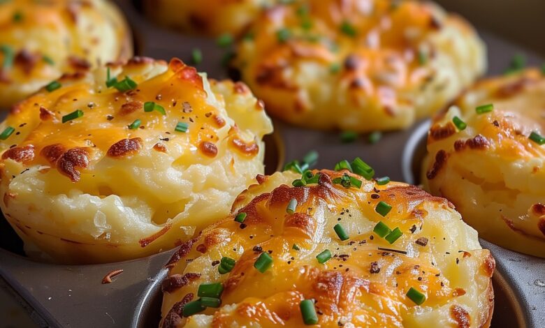 Mini Cheesy Potato Muffins – A Perfect Comfort Food Snack